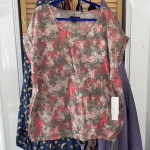 Calvin Klein bottom tie shirt